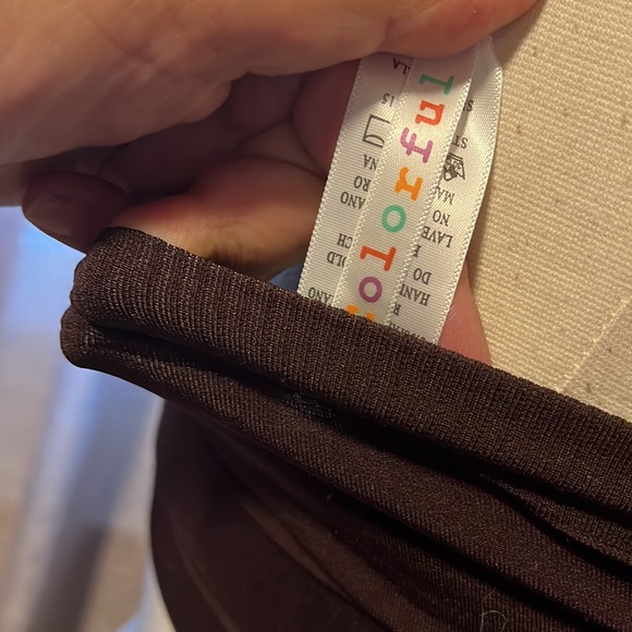 Colorful dark brown bandeau like new - Picture 3 of 4